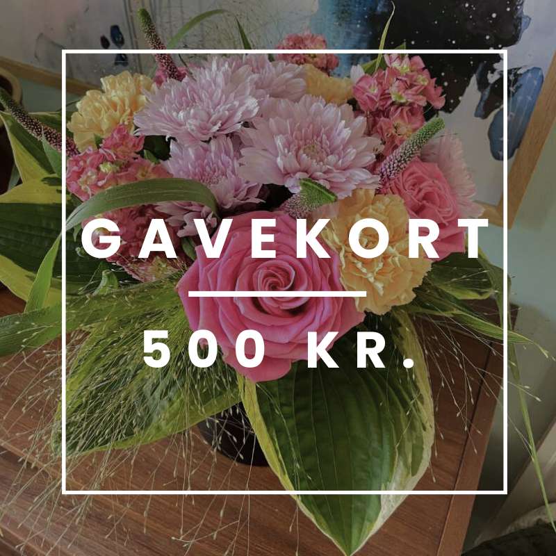 Blomstergavekort 500 Send Blomster Med Bloomit