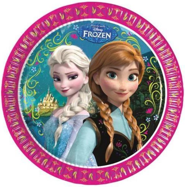 Disney: Frozen Birthday Party Paper Plates Stk