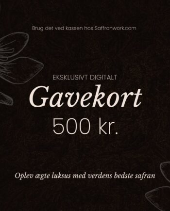 Eksklusivt Digitalt Gavekort Værdi 500