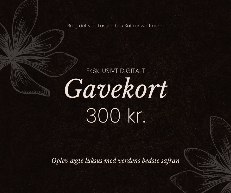 Eksklusivt Digitalt Gavekort Værdi 300