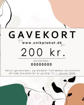 Gavekort 200 Print Selv
