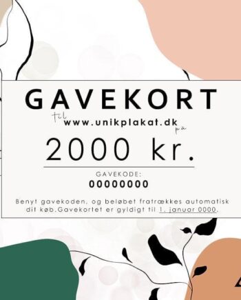 Gavekort 2000 Print Selv