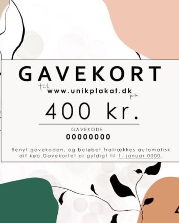 Gavekort 400 Print Selv