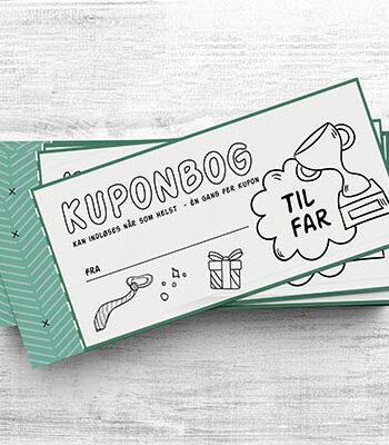 Gavekort Til Far Lad Børnene Selv Udfylde Farvelægge