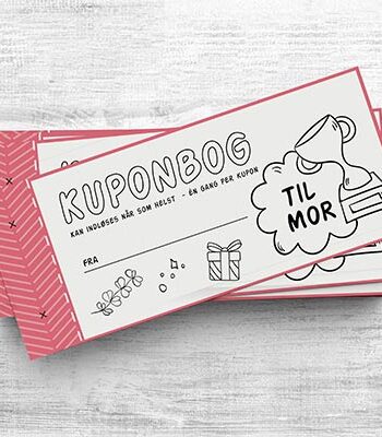 Gavekort Til Mor Lad Børnene Selv Udfylde Farvelægge