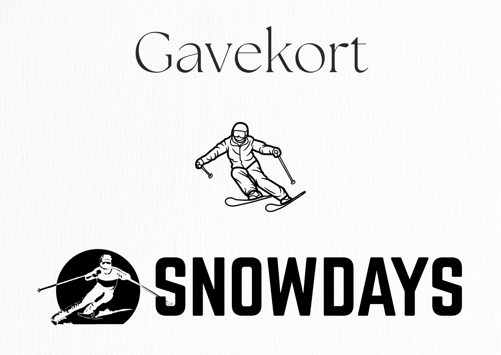 Gavekort Til Snowdays Online 100