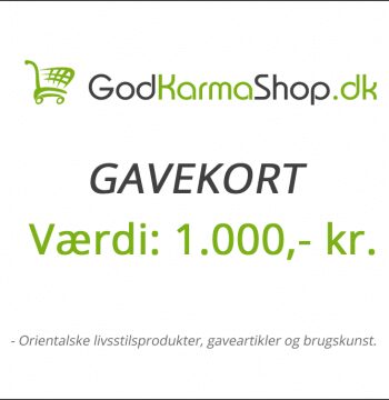 Gavekort Værdi 1000 Gavekort Gavebevis Godkarmashop