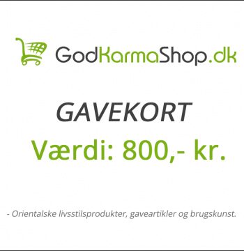 Gavekort Værdi 800 Gavekort Gavebevis Godkarmashop