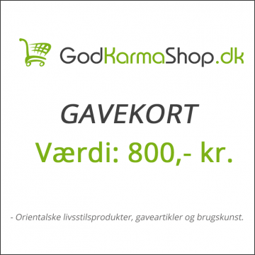 Gavekort Værdi 800 Gavekort Gavebevis Godkarmashop