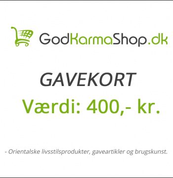 Gavekort Værdi 400 Gavekort Gavebevis Godkarmashop