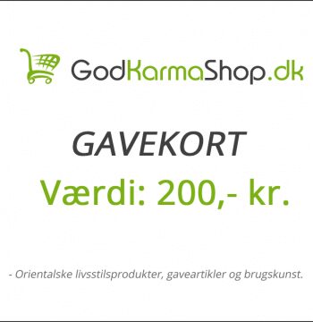 Gavekort Værdi 200 Gavekort Gavebevis Godkarmashop