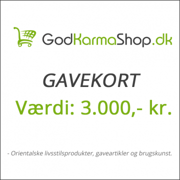 Gavekort Værdi 3000 Gavekort Gavebevis Godkarmashop