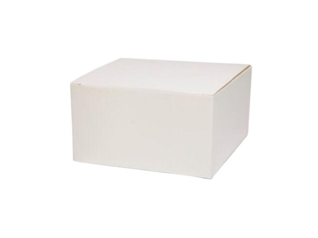 Gavekortæsker 11x11x7 Hvid Blank 100 Stk