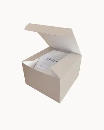 Gavekortæsker  11x11x7  Nougat  Mat  100 Stk