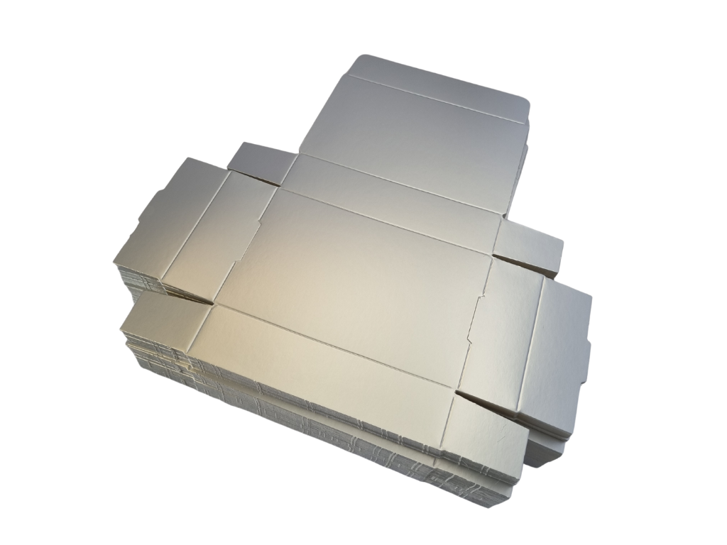 Gavekortæsker  10x16x3  Sølv  Blank  100 Stk