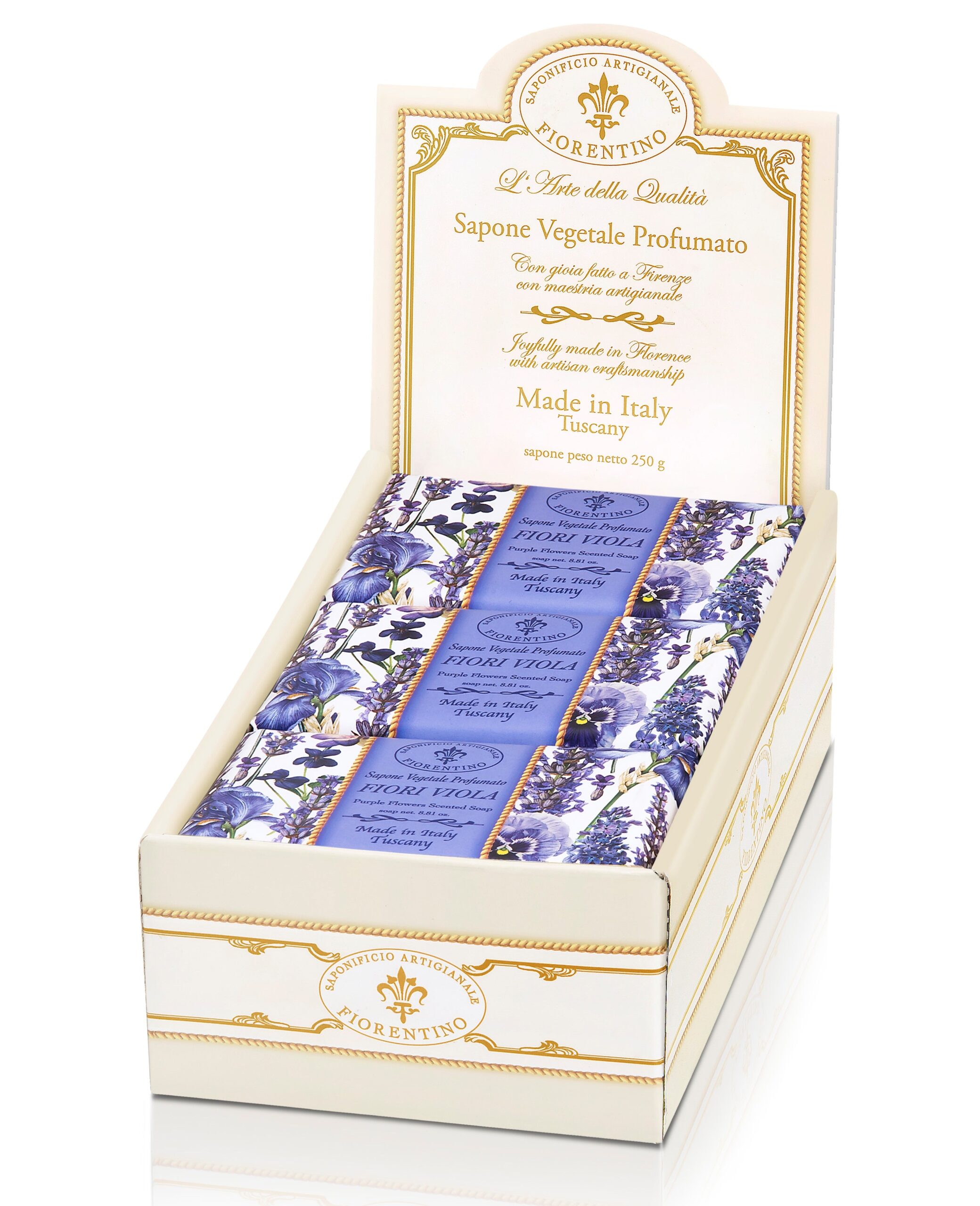 Italiensk Fiorentino Håndsæbe Fiori Viola 250g
