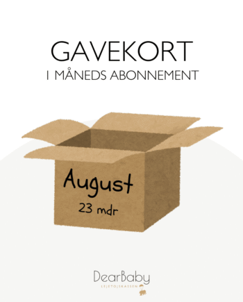 Legetøjskasser Måneds Abonnement Gavekort
