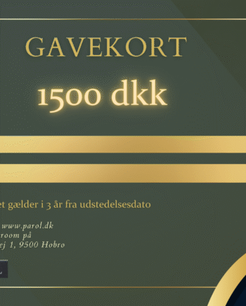Parol Gavekort 1500 Dkk